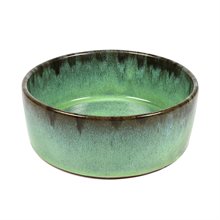 Matskål Jasper keramik grön 16cm