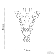 ID-bricka Wild Giraff