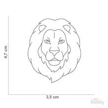 ID-bricka Wild Lion