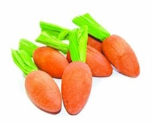 morötter i trä 6-p