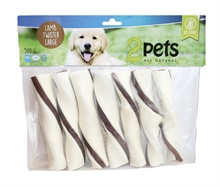 2pets tuggtwister m lamm 7-p/ 500g