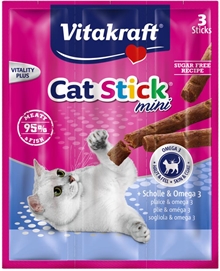 Cat-sticks rödspätta/Omega 3